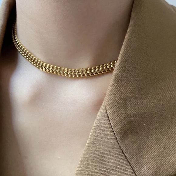 GP Woven Choker Necklace - Picture 2 of 4